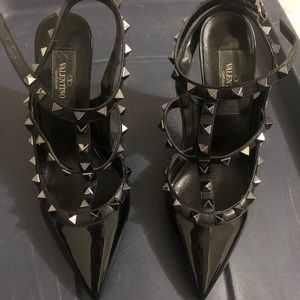 Authentic black Valentino heels